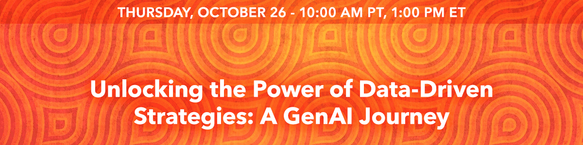 Unlocking the Power of Data-Driven Strategies: A GenAI Journey