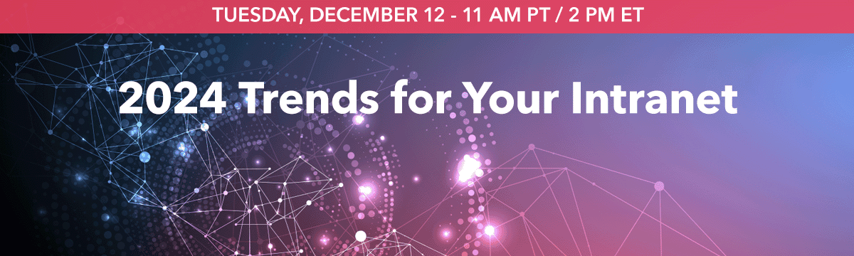 2024 Trends for Your Intranet