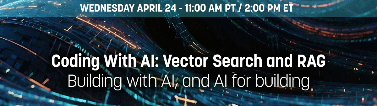 Coding With AI: Vector Search and RAG – Building with AI, and AI for building